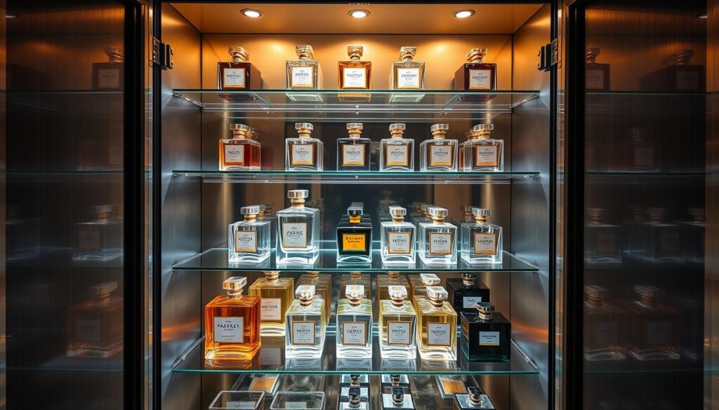 Secure storage for fragrance preservation