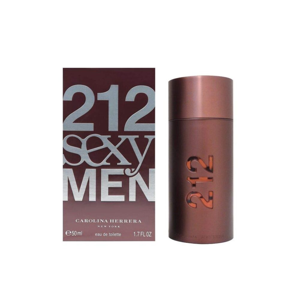 Carolina Herrera 212 Sexy Men Fragrance For Men - Magnetic, Fresh And Seductive - Notes Of Vanilla, Guaiac Wood, Sandalwood, Amber And Musk - Sensual, Amber Fougere Fragrance - Edt Spray - 3.4 Oz
