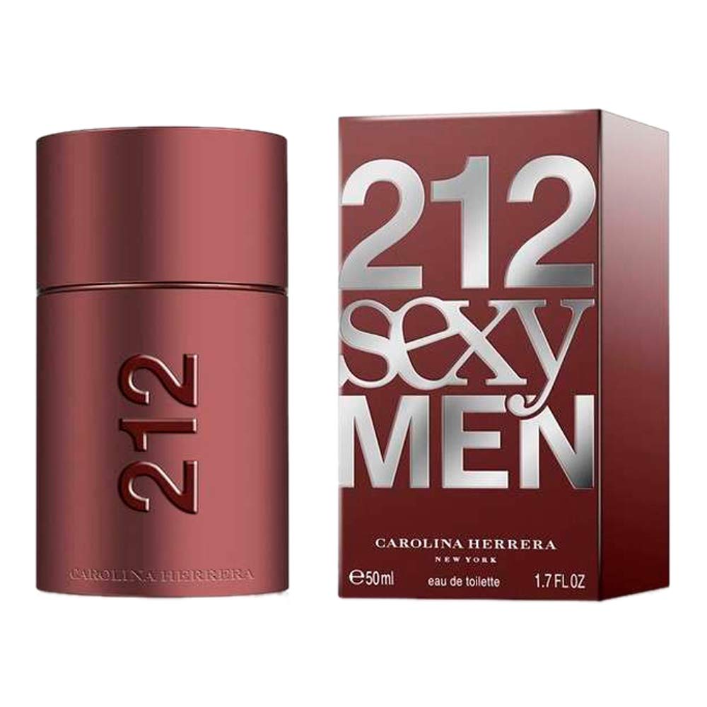 Carolina Herrera 212 Sexy Men Fragrance For Men - Magnetic, Fresh And Seductive - Notes Of Vanilla, Guaiac Wood, Sandalwood, Amber And Musk - Sensual, Amber Fougere Fragrance - Edt Spray - 3.4 Oz