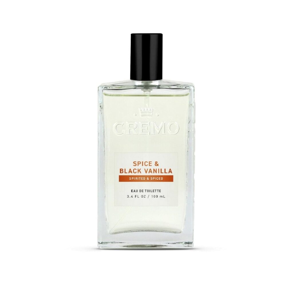 Cremo Cologne for Men - Spice  Black Vanilla Mens Cologne Spray - An Explosion of Vibrant Spices, Dark Woods and Black Vanilla, Fragrances For Men, 3.4 Fl Oz