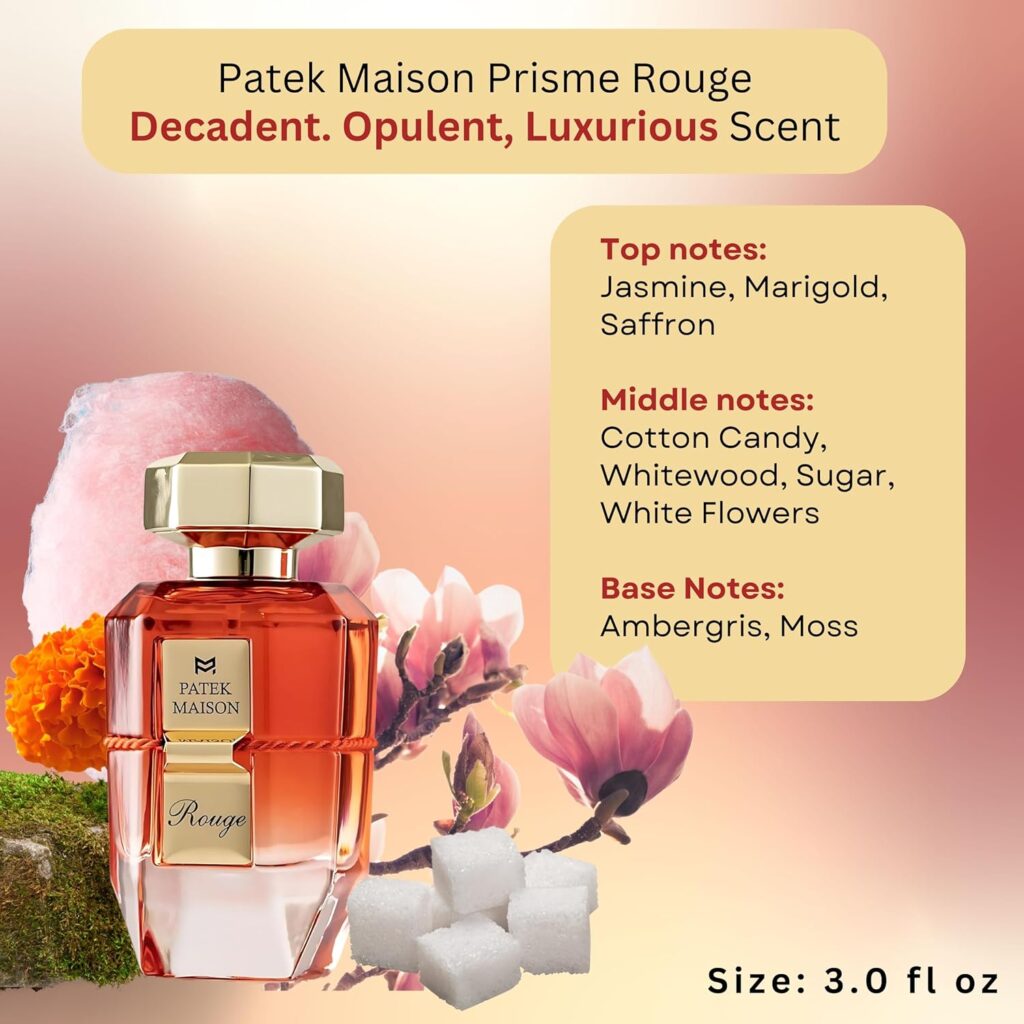 Prisme Rouge Perfume for Men and Women Eau de Parfum Travel Spray 3 Ounces