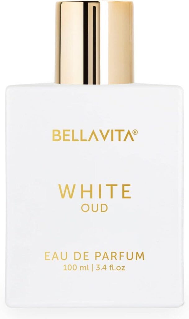 BellaVita Luxury White OUD Unisex Perfume 100Ml | Premium Arabic Men and Women Perfumes | Notes of Artemisia, Musk, Oud Vetiver and Freesias | Exquisite Unisex Arabian Perfume for Women  Men