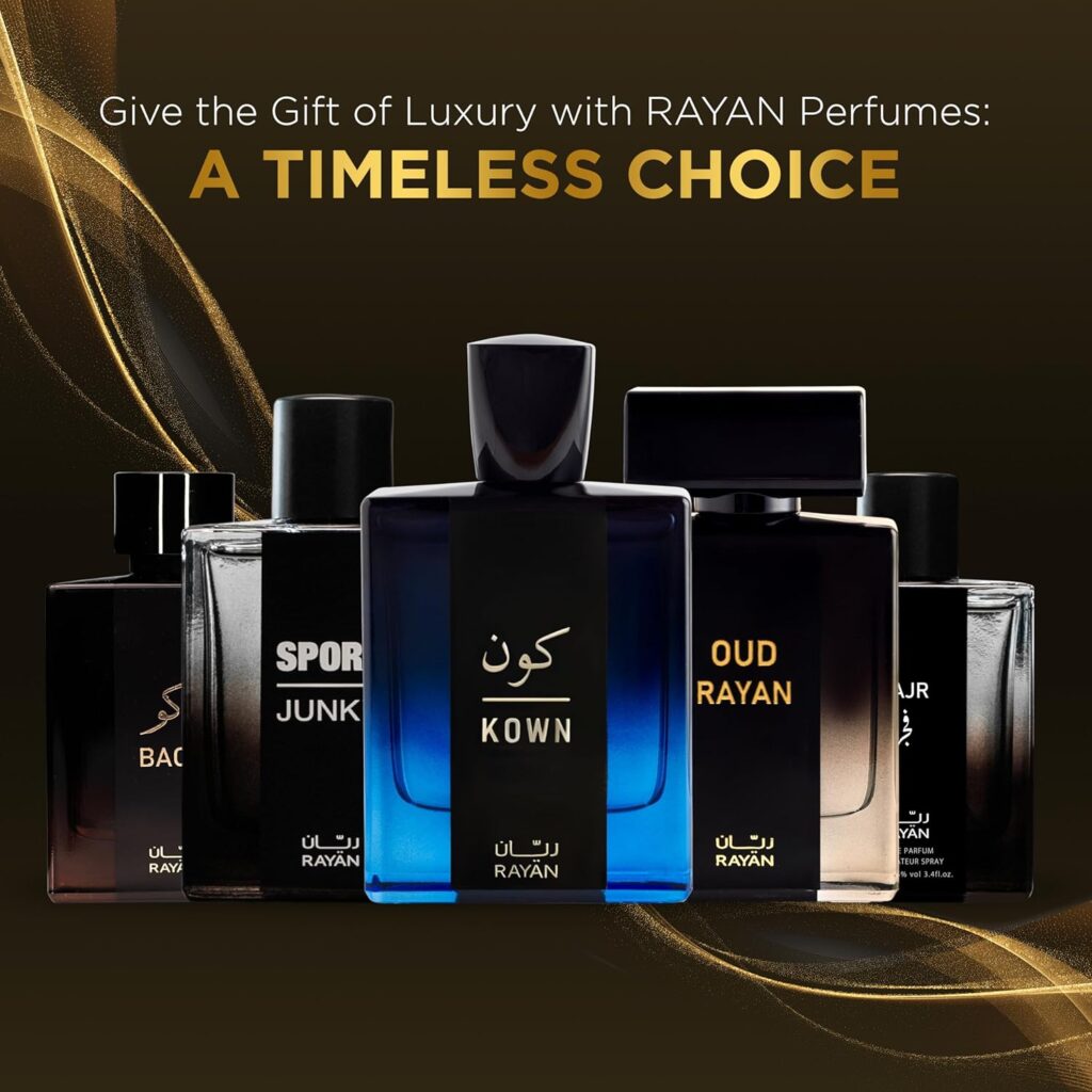 Kown Modern Oud Perfume for Men - Long Lasting Arabian Eau De Parfum, 100mL (3.34 Fl oz), Contains Bergamot, Lavender, Cypress, Cardamom, Oud  Cedarwood, Ideal Gift for Him for Ramadan  Eid