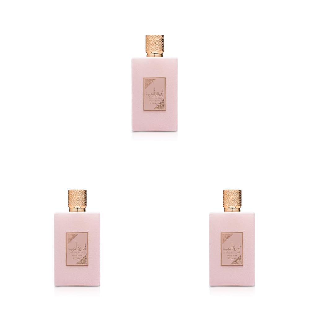 Lattafa Asdaaf Ameerat Al Arab Prive Rose Eau de Parfum Spray for Women, 3.4 Ounce