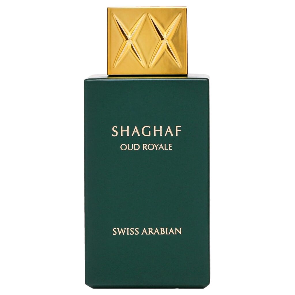 Swiss Arabian Shaghaf Oud Royale Spicy, Oud, Aromatic Fragrance - Notes of Saffron and Lavender - Perfume for Women and Men - 2.5 oz EDP Spray