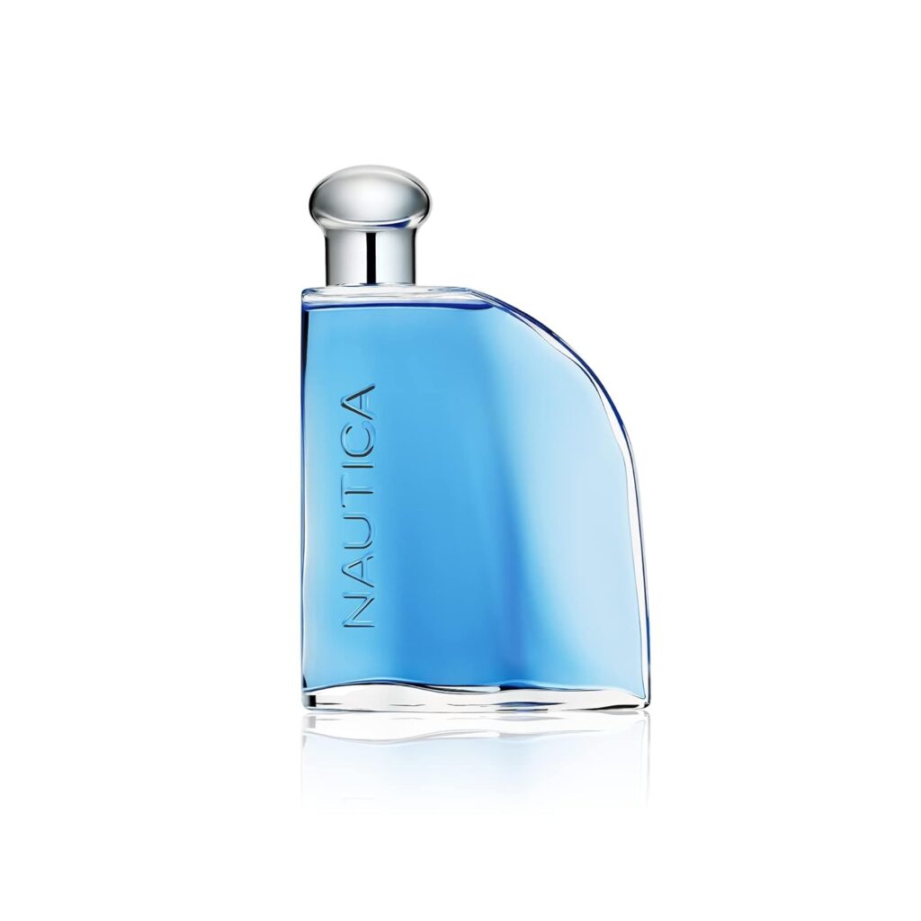 Nautica Blue Eau de Toilette 3.4 fl oz (Pack of 1), Notes of Basil, Jasmine, and Cedarwood, Mens Fragrance, Long Lasting, Everyday Fragrance, Travel Size