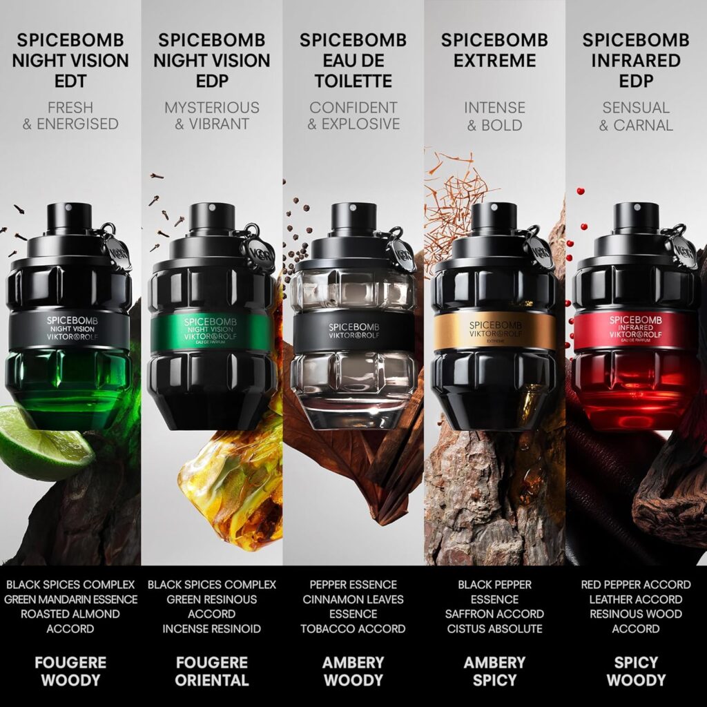 ViktorRolf - Spicebomb Extreme Eau de Parfum - Woody  Spicy - Cologne for Men - With Notes of Amber  Vanilla