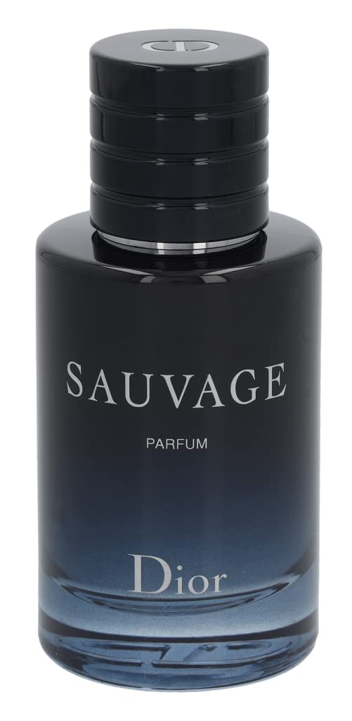 Dior Sauvage Parfum Spray for Men 2.0 Ounces, clear