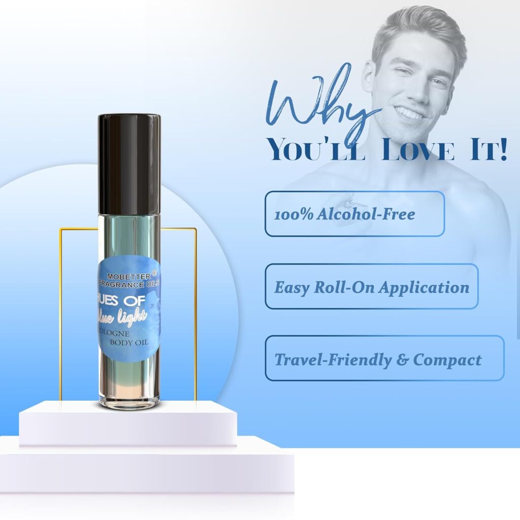 MOBETTER FRAGRANCE OILS Hues of Blue Light for Men Body Oil