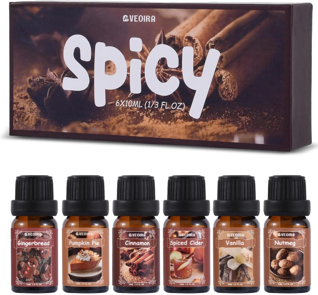 Summer Fragrance Oils Set, Beach Essential Oil Set for Diffuser, Candle, Soap Making Scented Oils, Pina Colada, Strawberry Lemonade, Watermelon, Vanilla Ice Cream, Coconut, Ocean Breeze