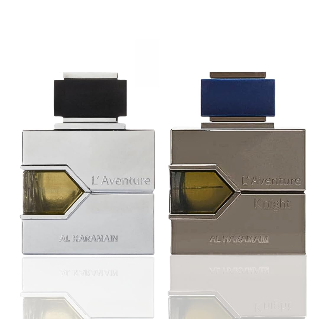 Al Haramain LAventure Knight - Cologne for Men - Long Lasting Arabian Perfume for Men - Eau de Parfum - Oriental Fougere Mens Fragrances - 3.4 oz