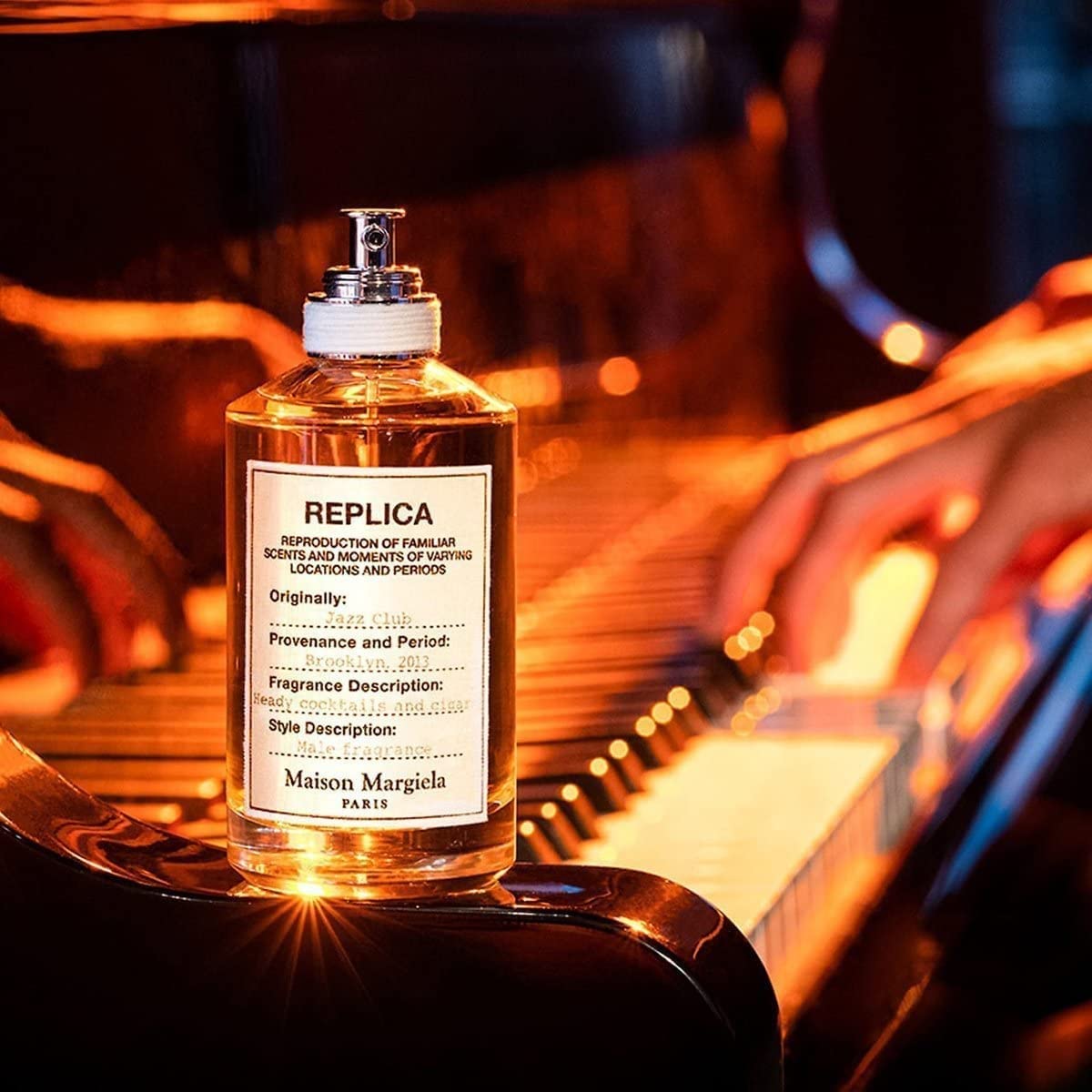 Maison Margiela - Replica - Jazz Club Eau de Toilette - Warm  Spicy Scent - With Vanilla, Rum Accord,  Tobacco - 3.4 Fl Oz