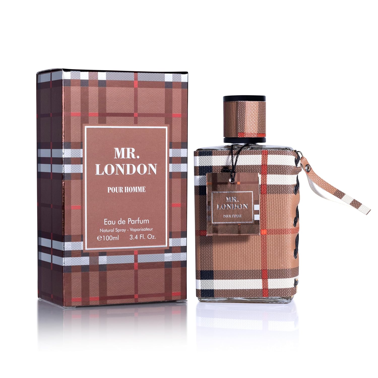 Mr London for Men Eau De Parfum - Refined Amber Woody Fragrance - Fresh  Masculine Bergamot, Lavender  Warm Cinnamon - Unique Tones Combine Tobacco Leaves, Guaiac Wood  Oak Moss - 100ml Bottle